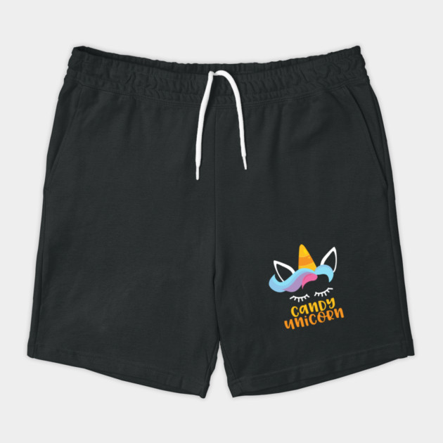 Candy Unicorn Halloween Shorts