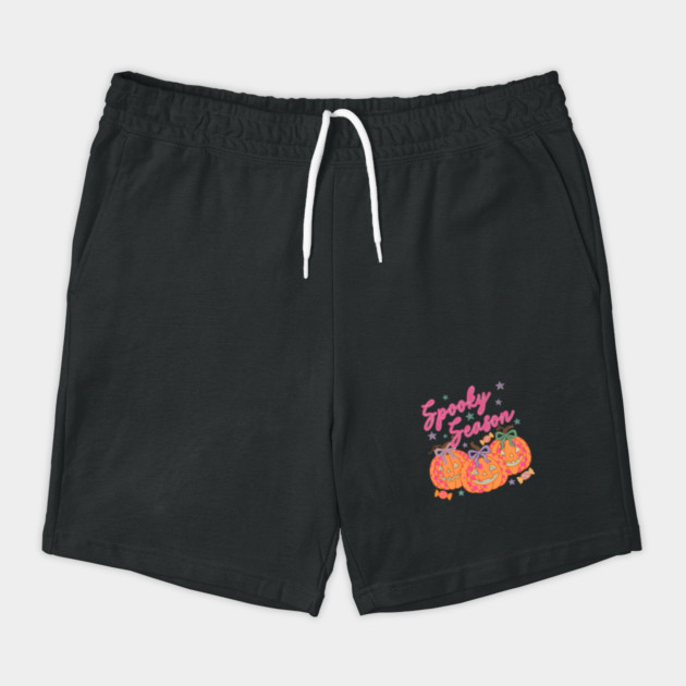 Spooky Season Cute Pumpkins Halloween Girls Shorts