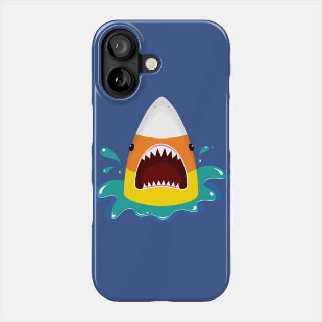 Halloween Candy Corn Shark Phone Case