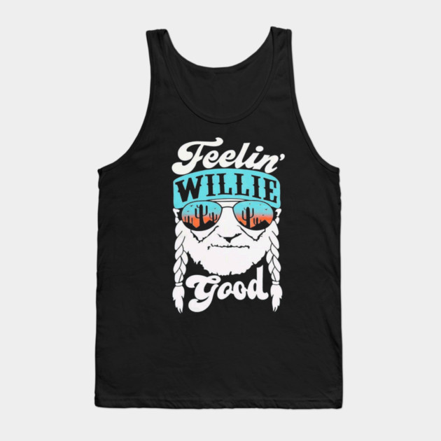 Feelin willie good funny ghost Tank Top