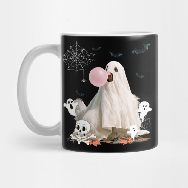 Chicken Ghost Dressed Funny Halloween chicken Lover Mug