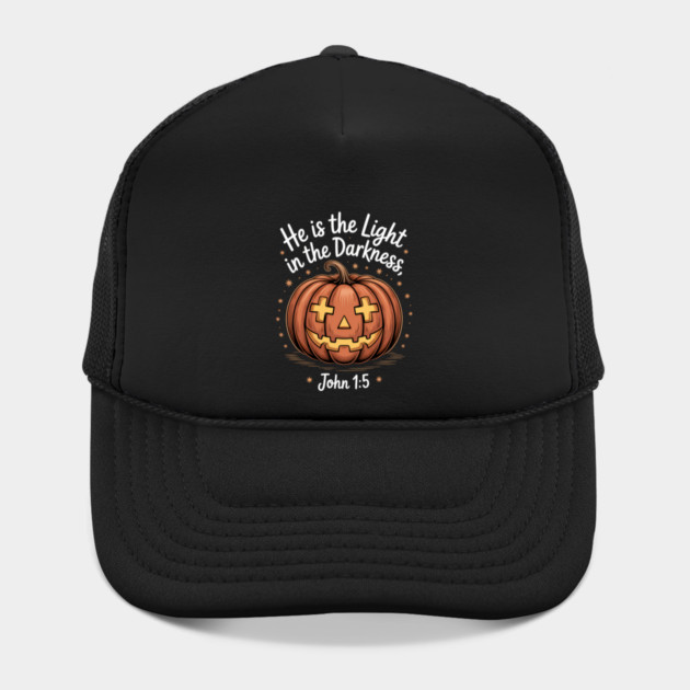 Christian Halloween Faith Pumpkin Fall Jesus Bible Verse Hat