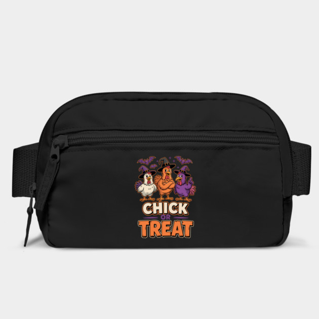 Halloween Chicken Chick Or Treat Rooster Witch Hat Farm Bag