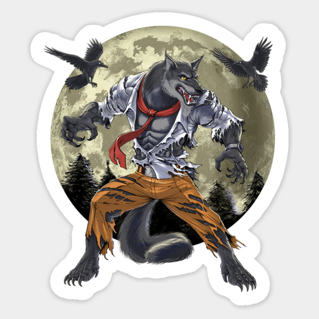 Werewolf Sticker