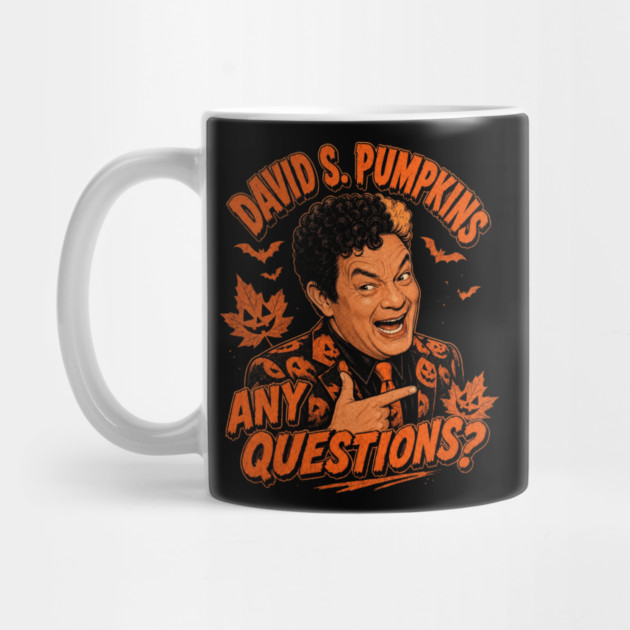 David S. Pumpkins Retro Any Questions Mug