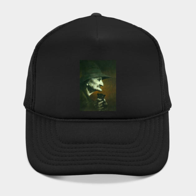 Old Witch And Familiar Hat
