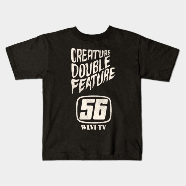 Creature Double Feature 70s Horror WLVI 56 Boston Kids T-Shirt