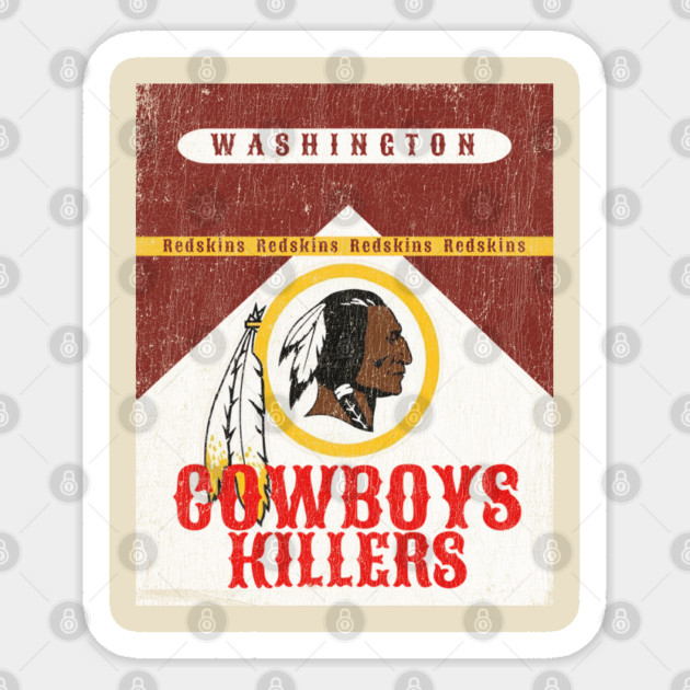 Vintage Killers Washington Redskins Sticker