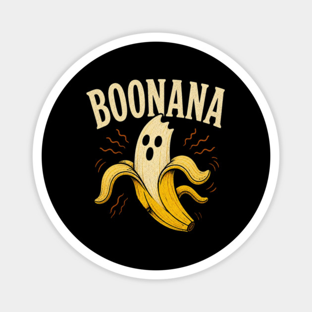Boonana Cute Ghost Banana Halloween Costume Magnet