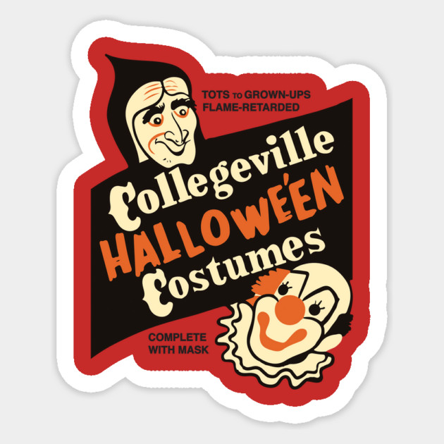 Collegeville Halloween Costumes Sticker