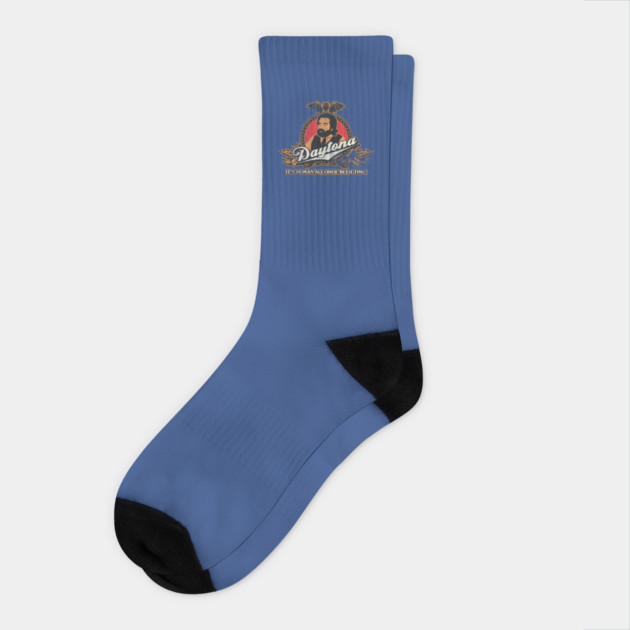 Vintage Distressed Jackie Daytona It's Human Alcohol Beer Time Socks