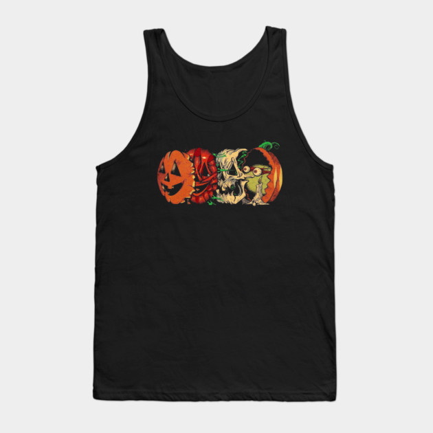 Halloween Vintage Art Tank Top