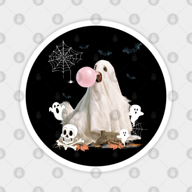 Chicken Ghost Dressed Funny Halloween chicken Lover Magnet