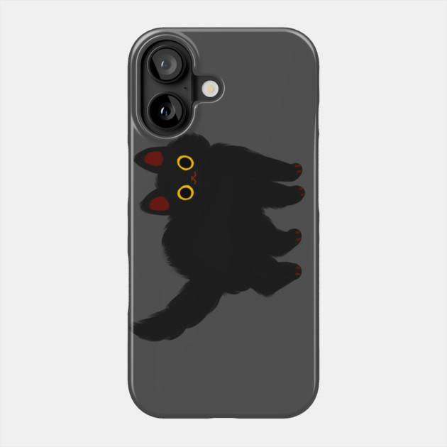 Fluffy Black Cat Phone Case