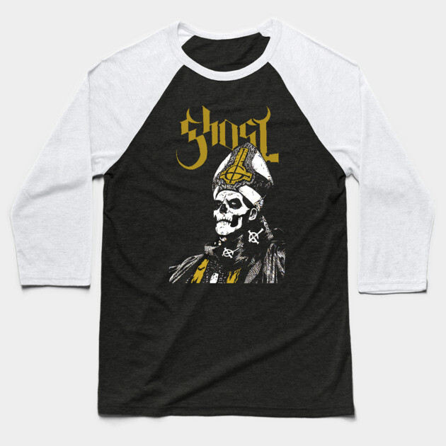 Papa Ghost Baseball T-Shirt
