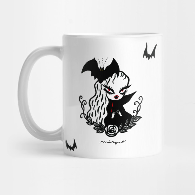 Lady Vamp White Mug