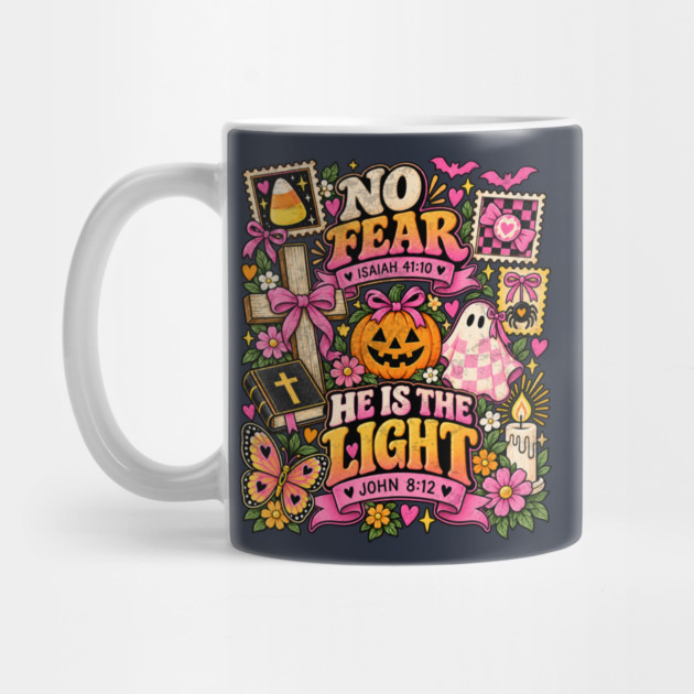 Shine with The Light of Jesus Christian Halloween Pumpkin Mug