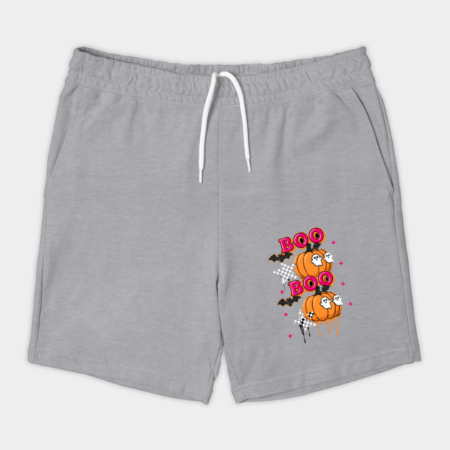 Boo Boo Halloween Pumpkins and Ghosts Shorts