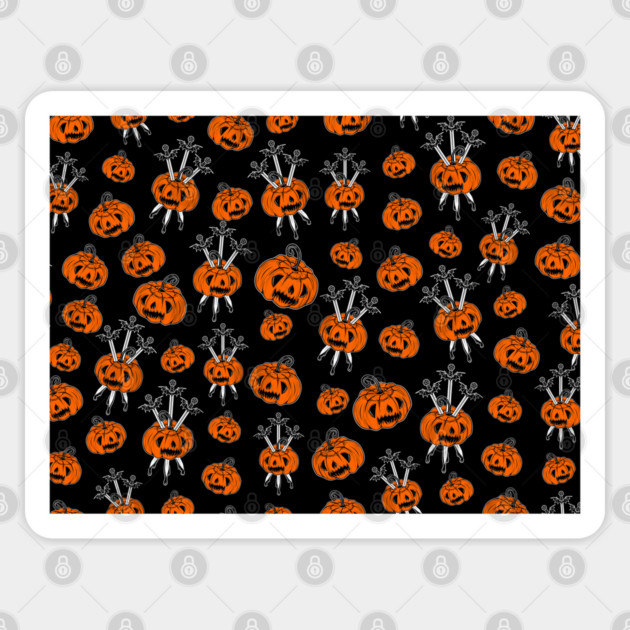 Pumpkin Patch Pattern Sticker
