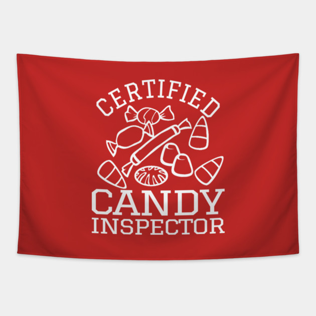 Certified Candy Inspector Tapestry