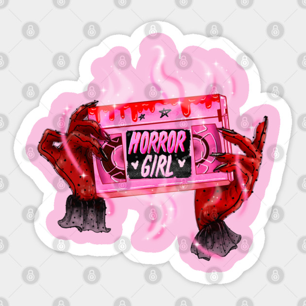 Horror Girl Sticker