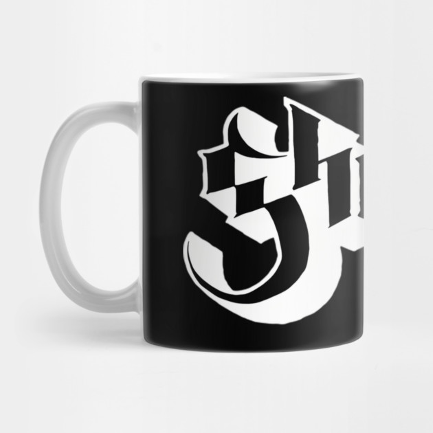 Ghost Blackletter Logo Symbol Classic Era Band Wordmark Mug