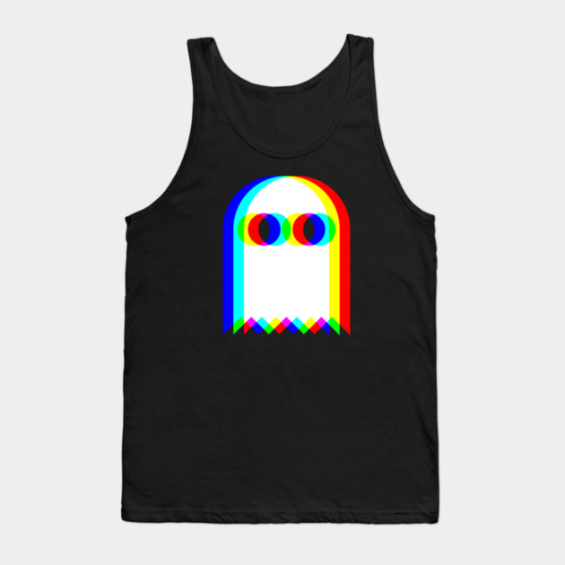 Ghost Trippy Halloween Rave EDM Music Party Tank Top