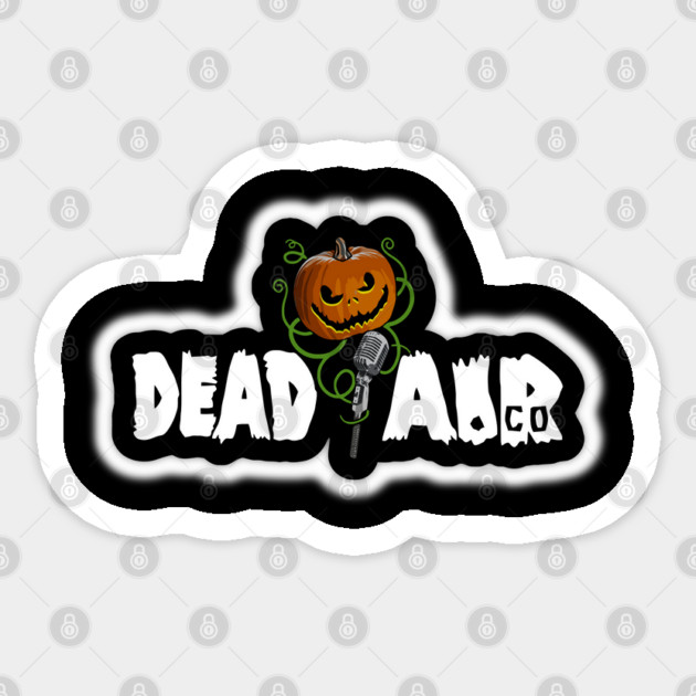Dead Air logo Pumpkinhead Color horizontal Sticker