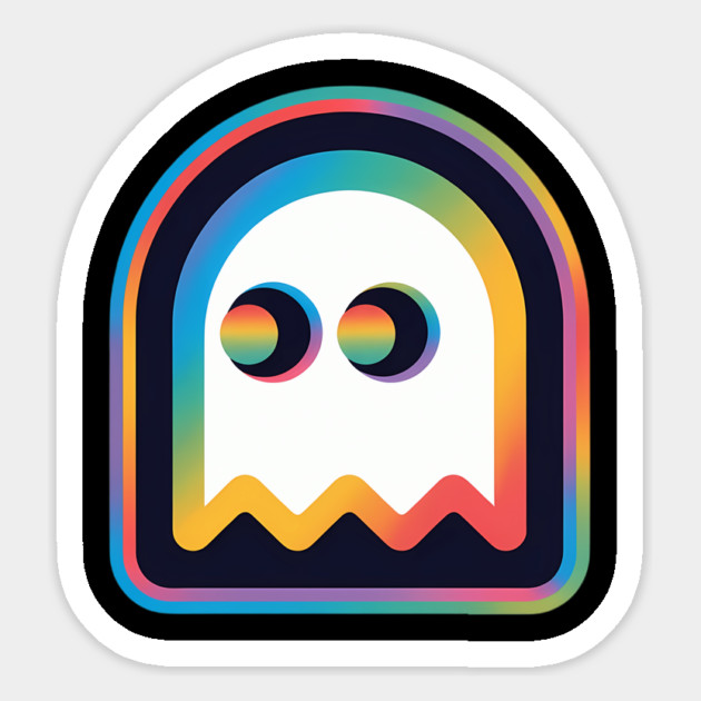 Ghost Trippy Vaporwave Halloween Techno Rave EDM Music Party Magnet