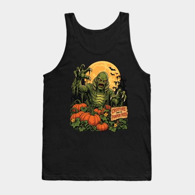 Creature Pumpkin Patch Halloween Monster Tank Top