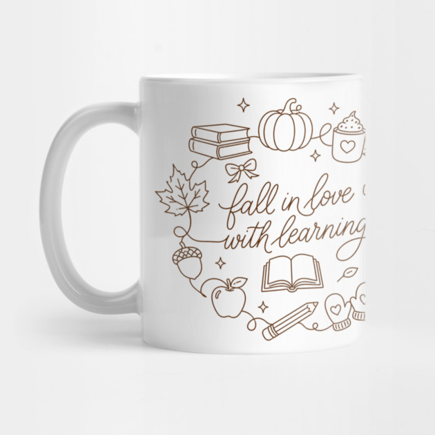 Learning Teacher Student Librarian Education Autumn Mug