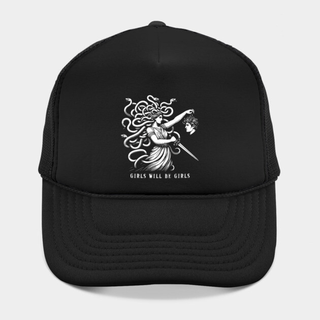 Girl Will Be Girls Medusa Feminist Hat