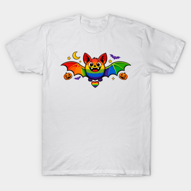 Rainbow Bat Magic Tee T-Shirt