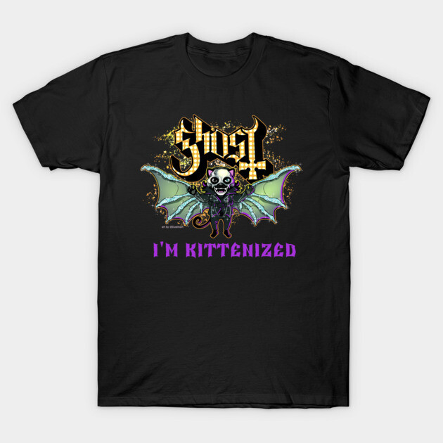 Ghost Kittenized Skeleta T-Shirt