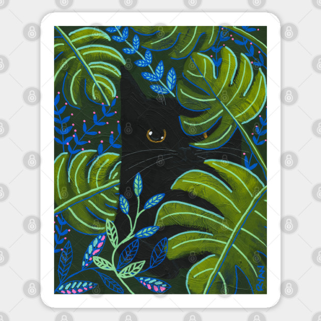 Bob In The Monstera Sticker