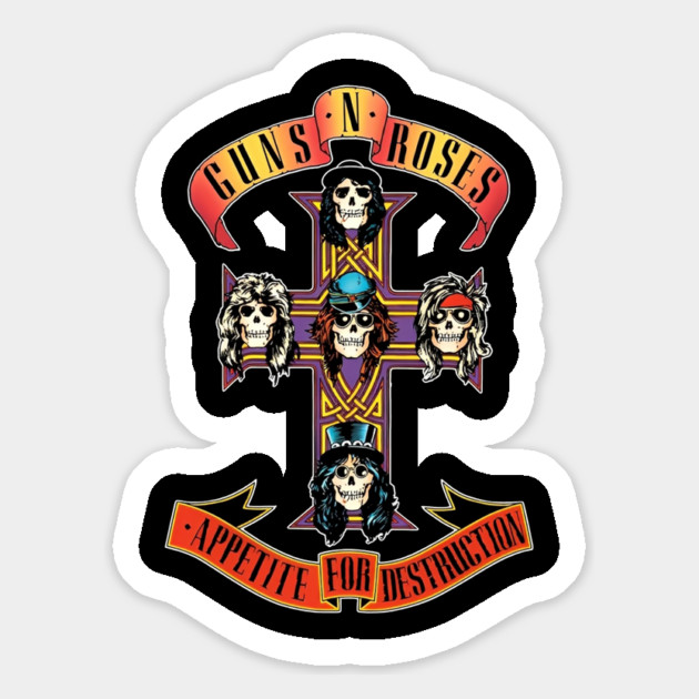 Guns N' Roses Appetite For Destruction Cross Magnet