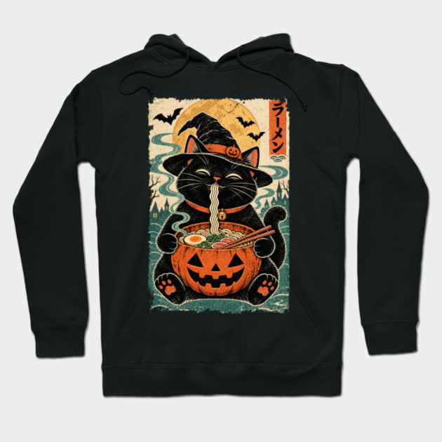 Halloween-black-Cat Hoodie