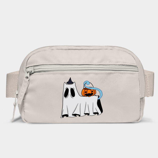 Trick-Or-Treat Ghost Cat Bag