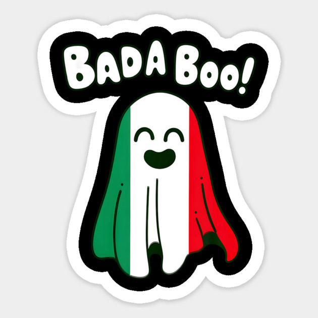 Bada Boo Italian Ghost Sticker