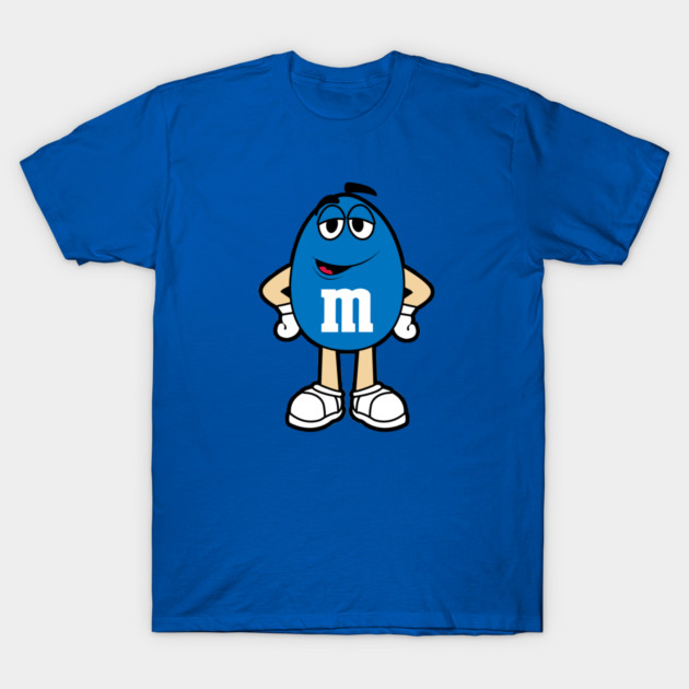 Blue M and M Mascot T-Shirt