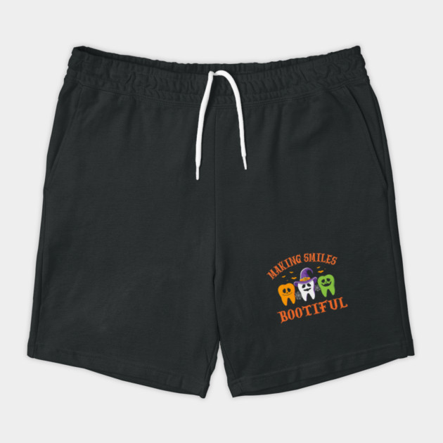 Making Smiles Bootiful Halloween Dentist Dental Professional Shorts