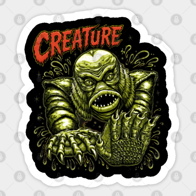 Swamp Monster Creature Reaching Sticker