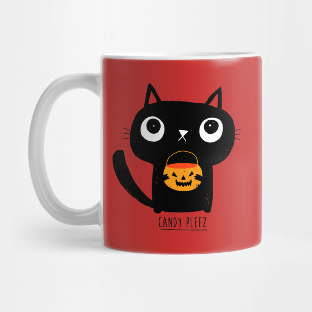 Halloween Cat: Candy Pleez Mug