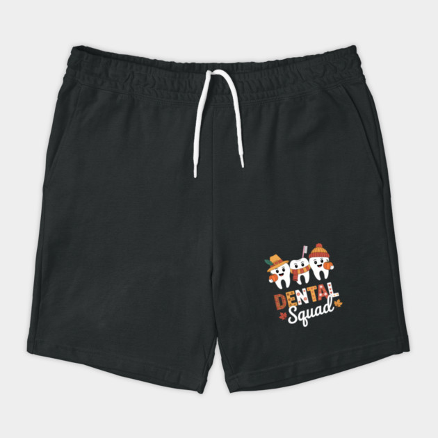 Dental Squad Pumpkin Fall Autumn Dentist Thanksgiving Shorts