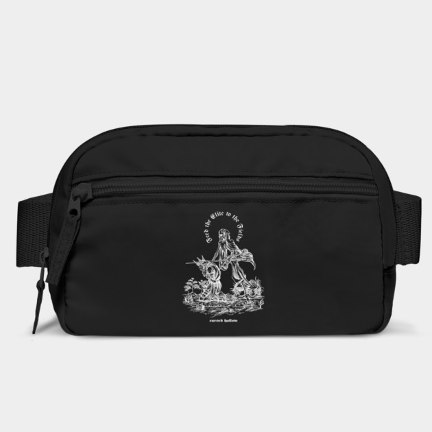 Feed the Elite to the Fields white lined Bag