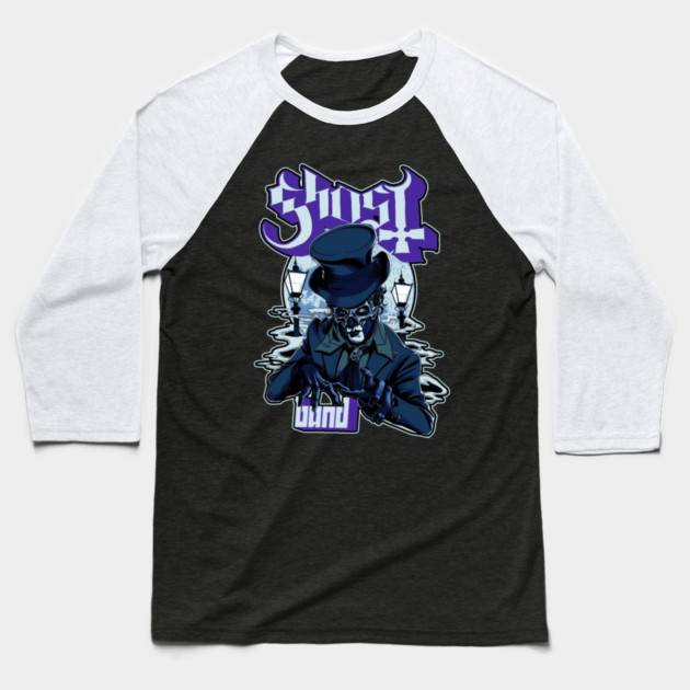 GHOST BAND Baseball T-Shirt