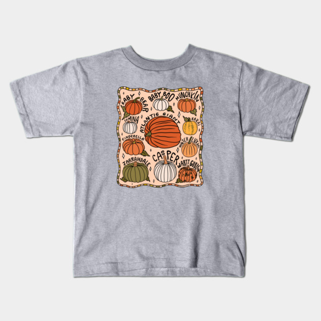 Types of Pumpkins Kids T-Shirt