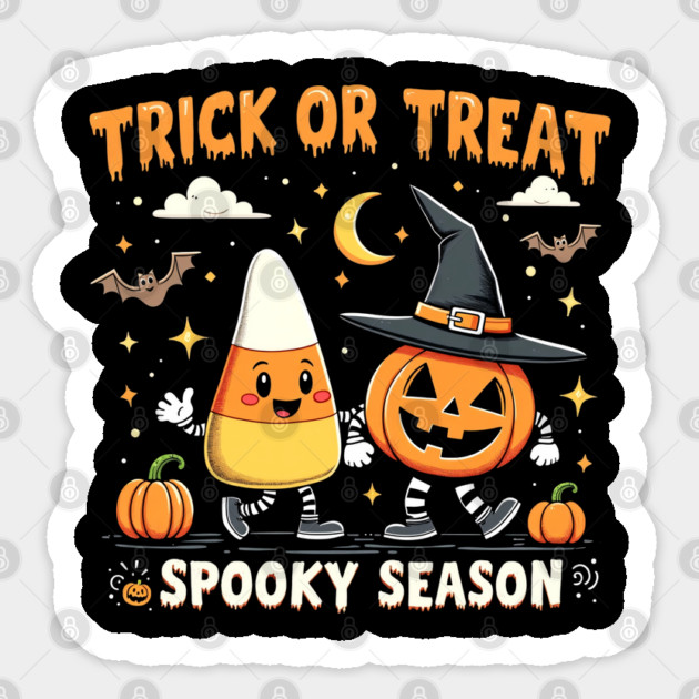 Trick Or Treat Spooky Season Halloween Sticker