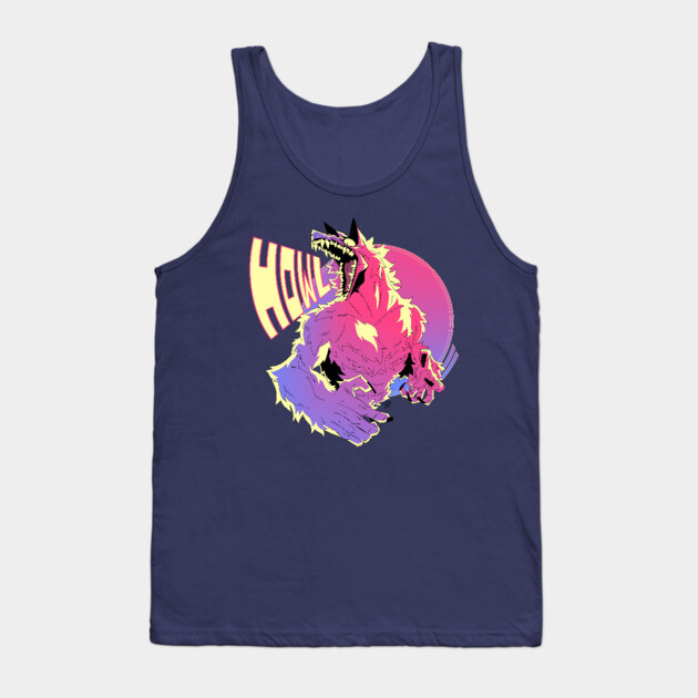 Trippy Werewolf Tank Top
