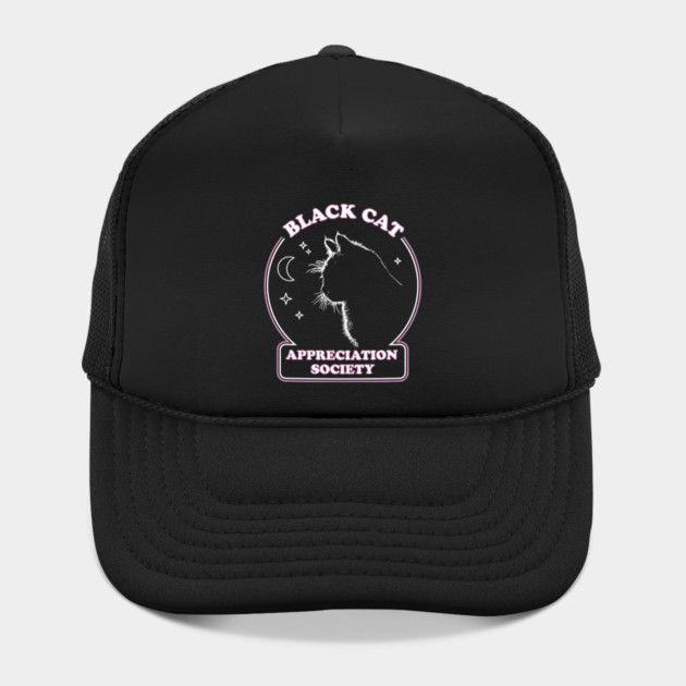 Black Cat Appreciation Society - Retro Witch Halloween Costume Hat